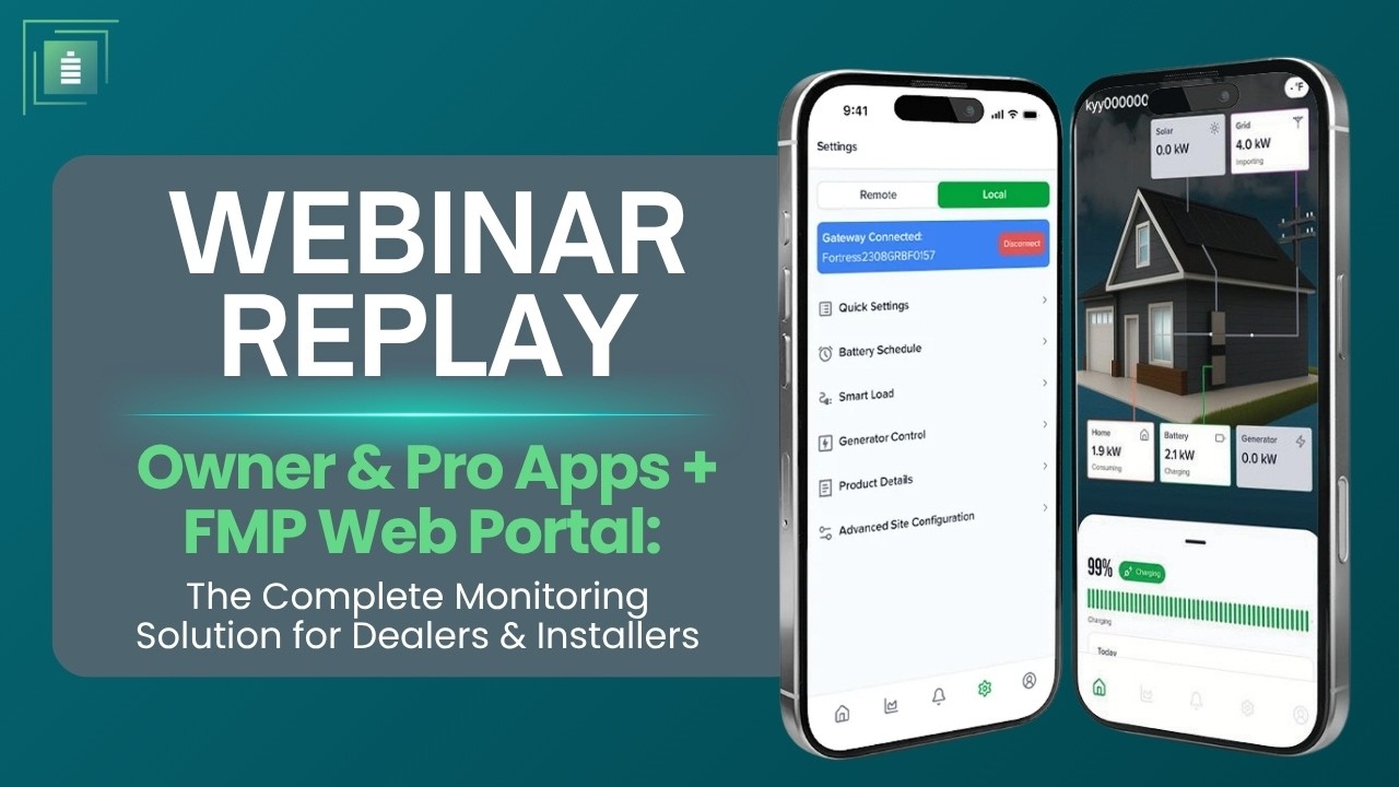Install Faster + Monitor Smarter | Fortress Power App & Portal Demo (Webinar Replay)