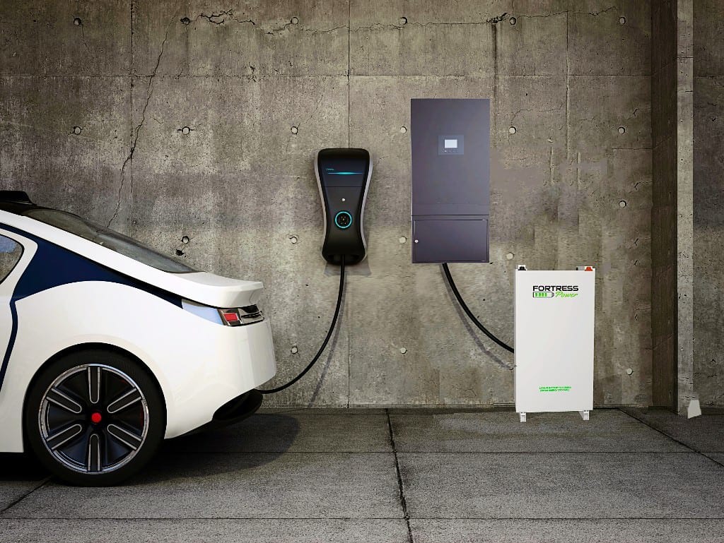 Battery in Garage