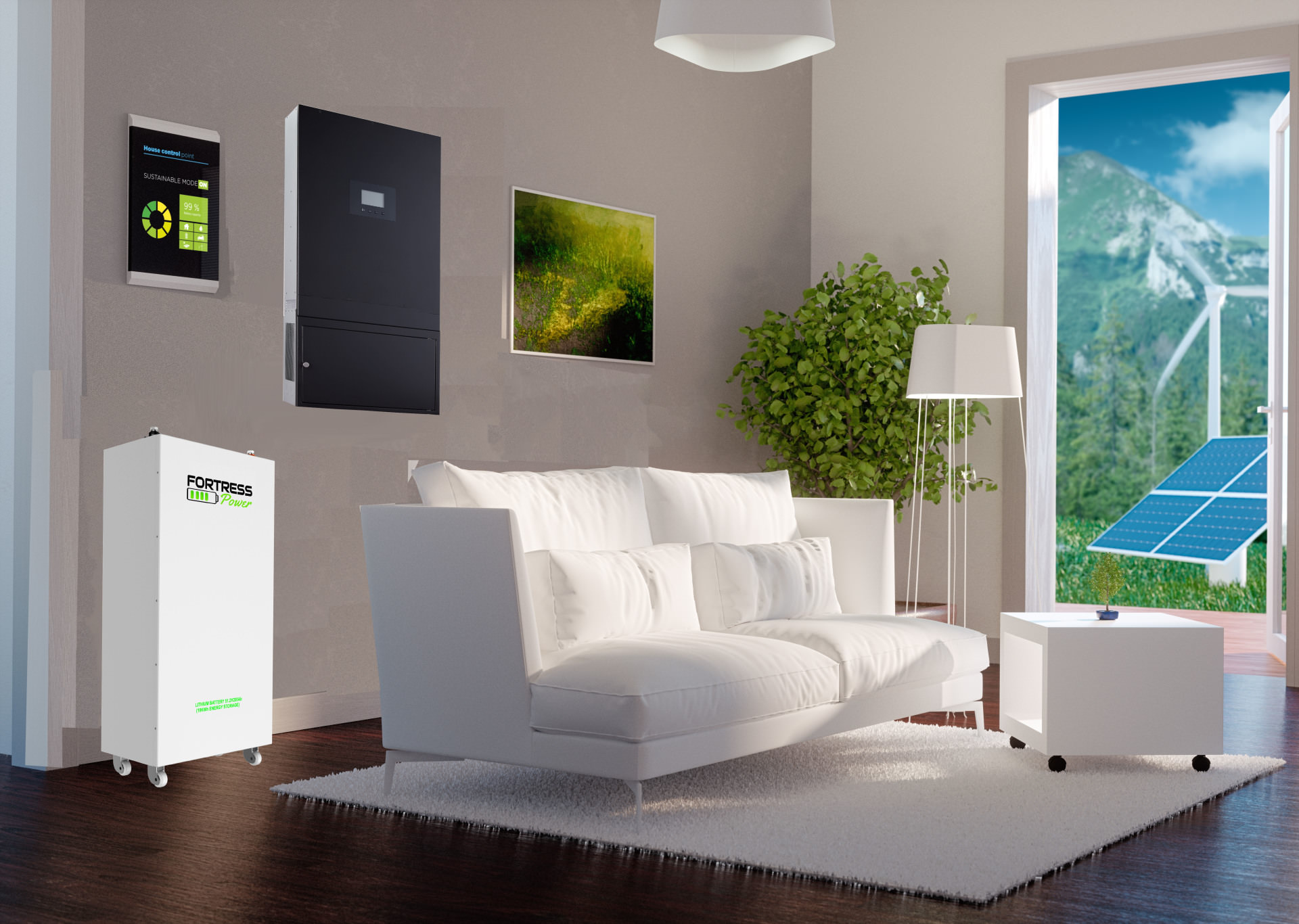 Battery in Room