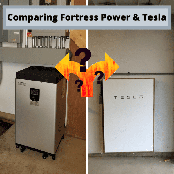 Fortress Power vs. Tesla! 1 Comparing Fortress Power Tesla 1