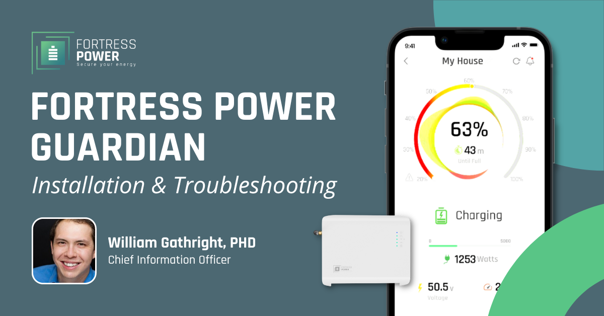 Webinar - Fortress Power Guardian - Installation and Troubleshooting