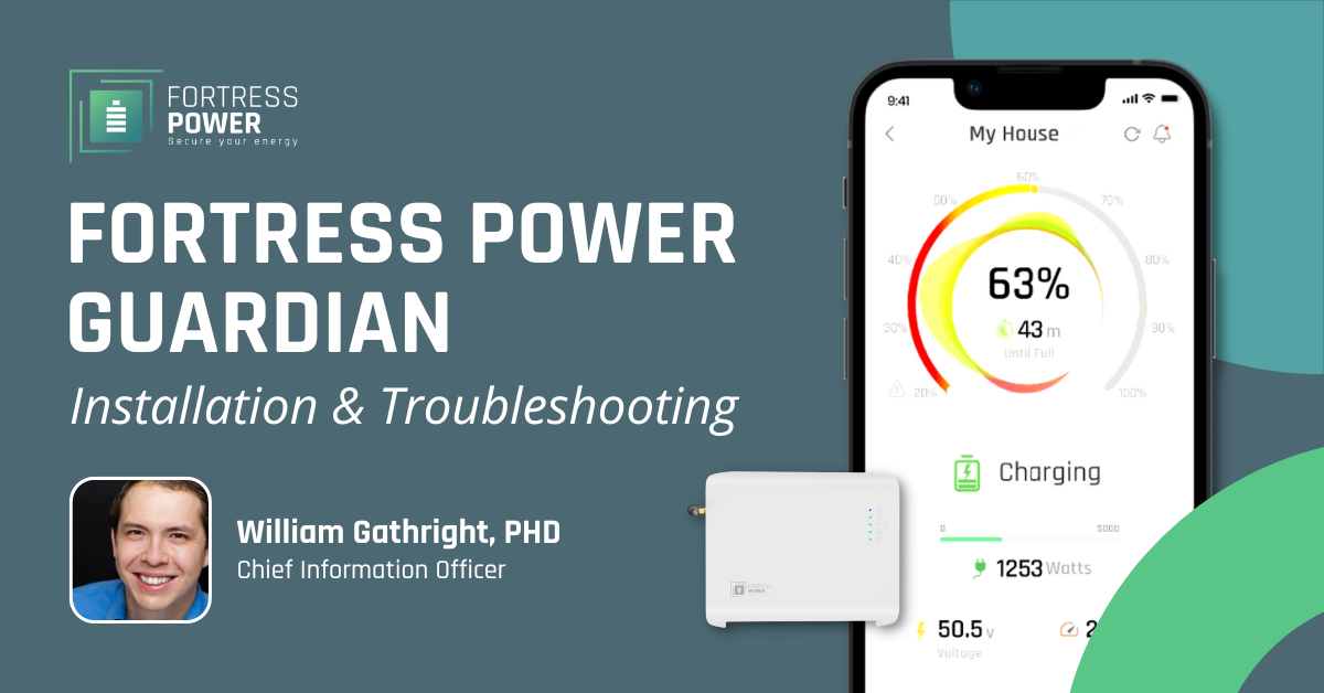 Webinar - Fortress Power Guardian  - Instalación y resolución de problemas