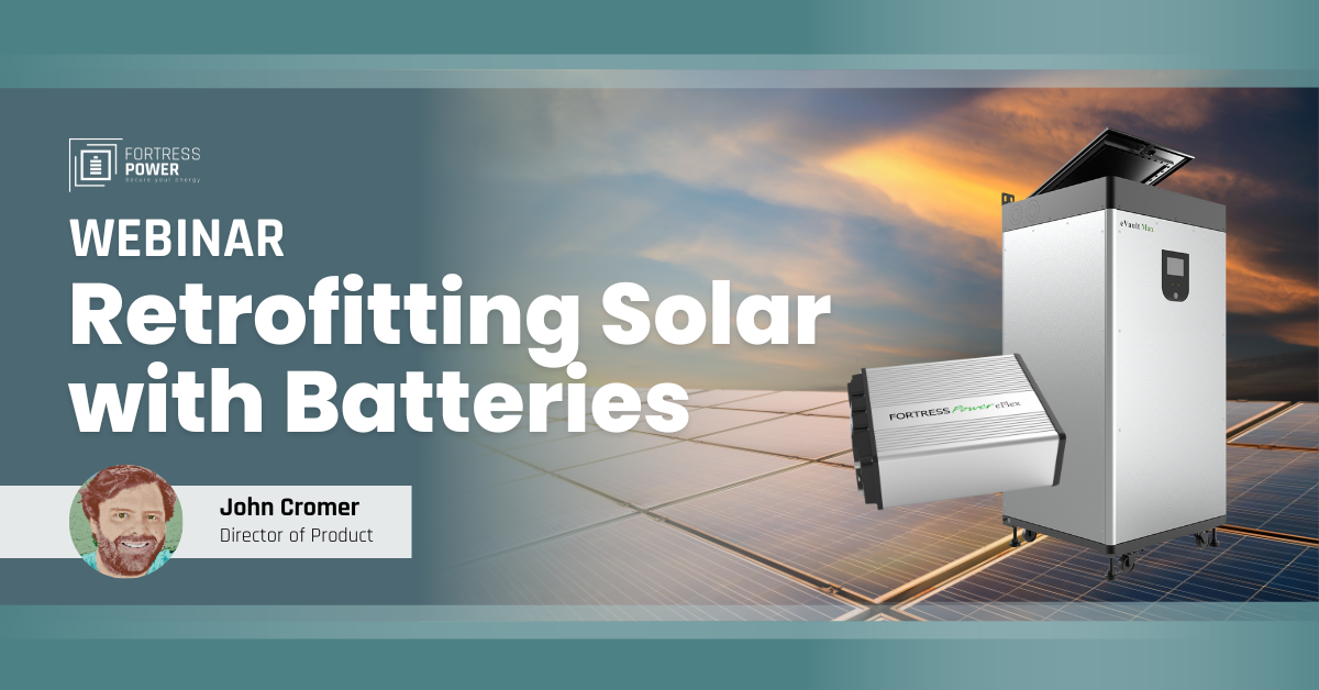 Webinar Retrofitting Solar with Batteries