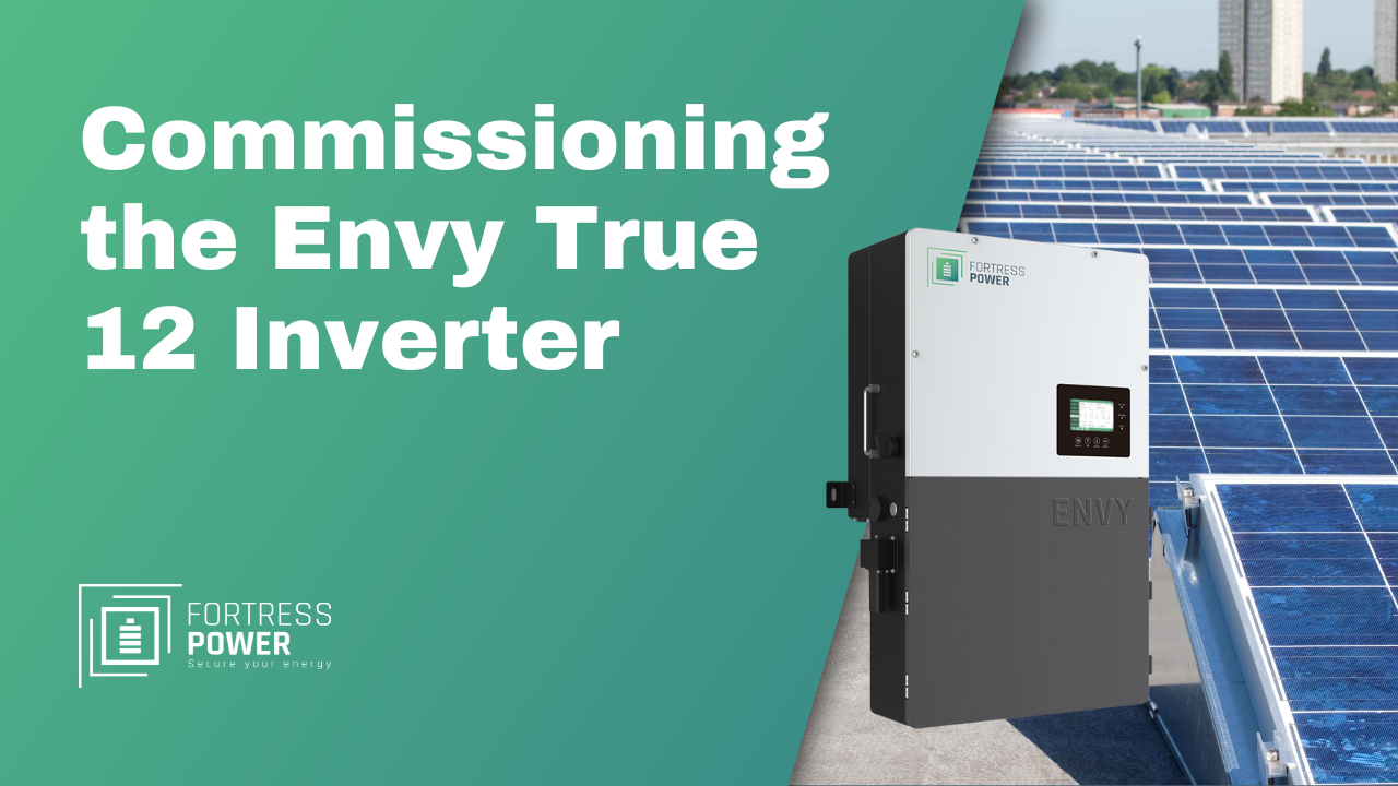 Fortress Power Envy Puesta en servicio del inversor True 12